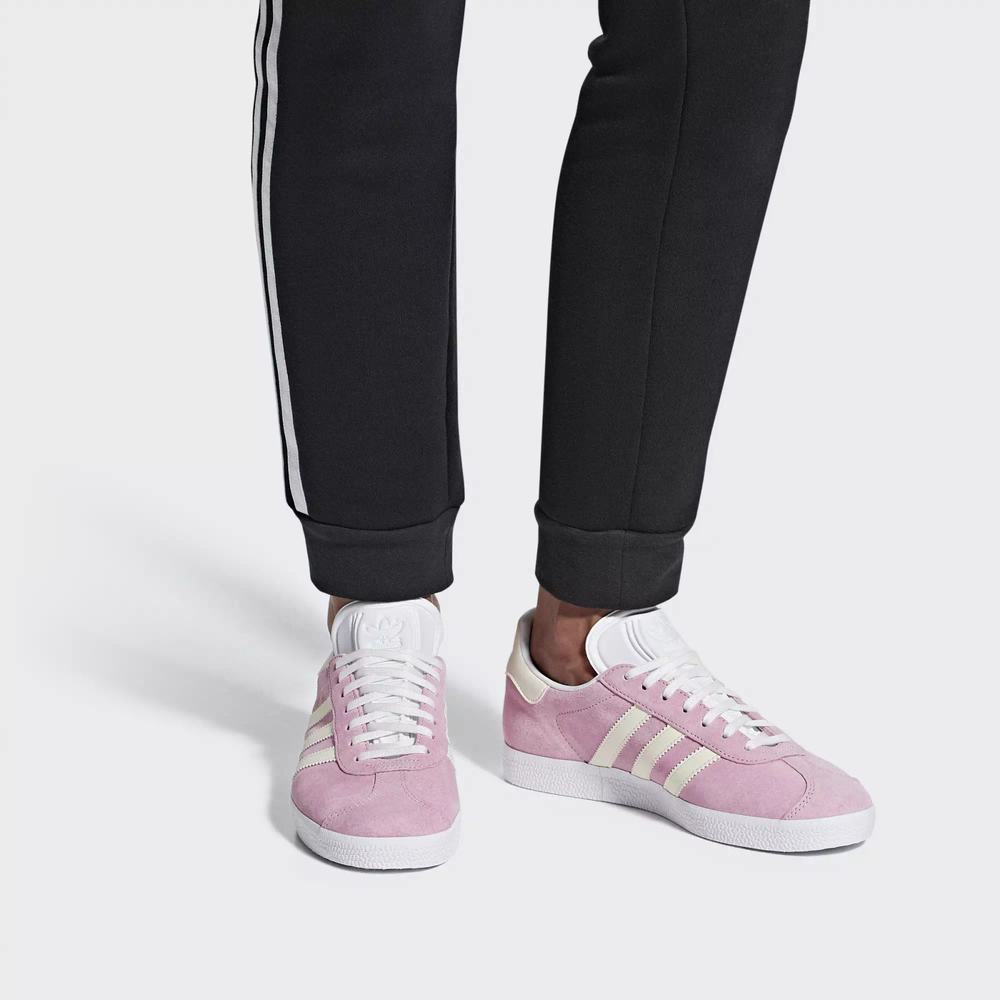 Adidas Gazelle Tenis Rosas Para Mujer (MX-23774)